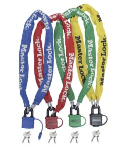 Bicycle Chain and Padlock - MA300025-green