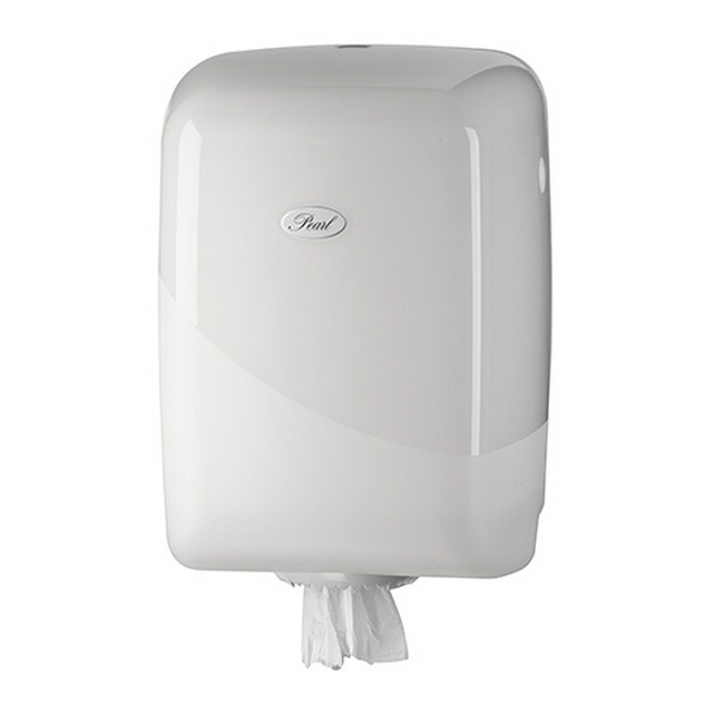 Paper Towel Dispenser - Centrepull - Manual - Pearl - White - HD_64
