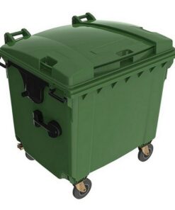 Wheelie Bin - Plastic - 4 Wheel - 1100L - Green - Wheelie Bin 1100L-green