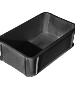 Plastic Crate - 37L - Recycled Plastic - Black - Pack of 60 - MT64209-black
