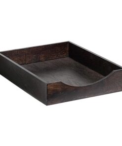 Letter Tray - Single - Contract Wooden Range - 38.5 x 28 x 8 cm - Imbuia - WAL900IM