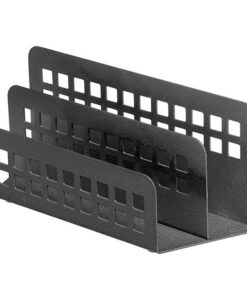 Letter Holder - Square Punch Steel Range - Metal - 7 x 20 x 8.5 cm - Colour Options - 428BL