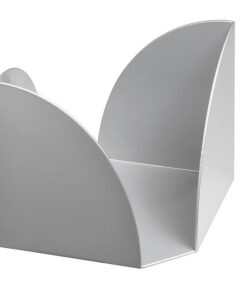 Paper Cube - Modern Steel Range - Metal - 10.5 x 10.5 x 10.5 cm - Silver - 404SI