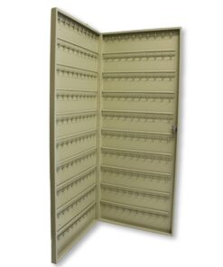 Steel Key Cabinet - 200 Key Holder - 100 x 45 x 5 cm - KEY004-ivory