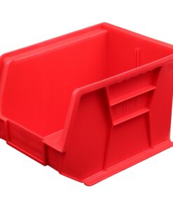 Stack & Hang Parts Storage Bin - Small Plastic Container - Size 6 - 28 x 21 x 18 cm - Red - BIN-6-RED