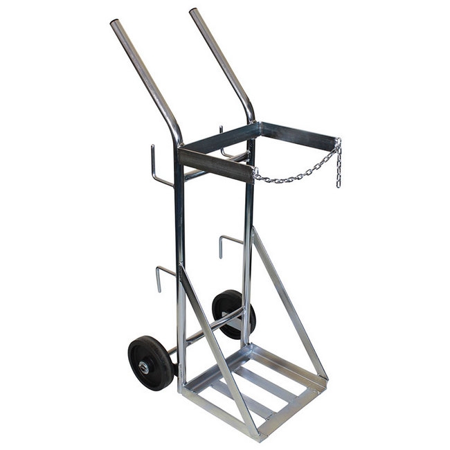 Gas Bottle Trolley - Single LPG Canister - 34 x 52 x 126 cm - Load Capacity 200kg - SX3-WSR