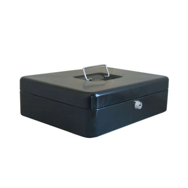 Steel Cash Box - 37 x 28 x 9cm - Colour Options