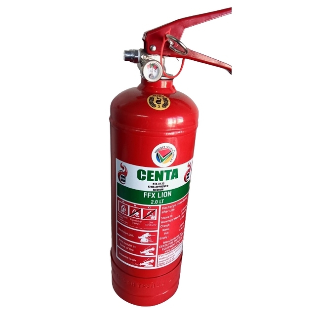Fire Extinguisher - Full - Lithium ION Battery Fire - A and B Class Fires - 2L
