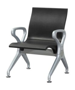 Airport Bench - Public Seating - Polyurethane - Indoor Use - Flat Packed - One Seater - 60 x 67 x 87 cm