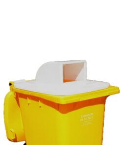 Wheelie Bin Hood - Plastic - Single - Suitable for 240L Bin - 55 x 61 x 26 cm