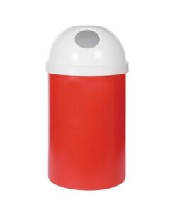 Recycle Bin with Lid - Round - Plastic - 75L - 40 (?) x 88 cm