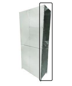 Bolted Shelving Steel Side Panel - Uni-Angle - Galvanised - 129.5 x 45.7 cm
