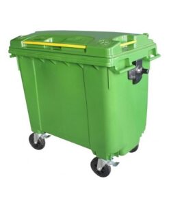 660L Wheelie Bin - 4 Wheel - Bulk Bin - Plastic - Green