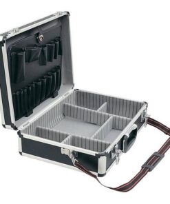 Senator Aluminium Tool Service Case - Lightweight - 17 Pockets - 47 x 38 x 15.6 cm