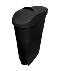 18L Foot Pedal She/Bin (Black)