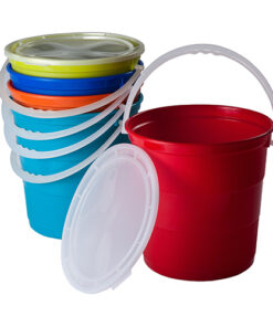 20 Litre Bucket & Lid – Assorted Colours