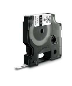 Dymo Original IND-Tape for Rhino, 19mm x 5.5m, Permanent Polyester, Black on White