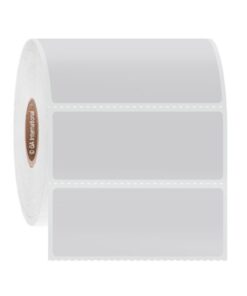 GA International Cryo Barcode Labels for Liquid Nitrogen Storage, 63.5mm x 25.4mm, White for 15ml Tubes, Roll with 1000 Labels