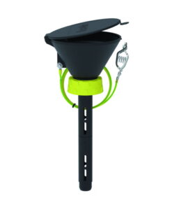 Bohlender b.safe Funnel 130 mm – S 50 Thread, Black Static-Dissipative PE‑EX