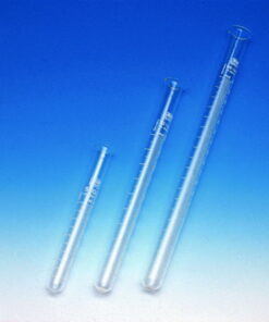 Hecht Test Tube 5:0.1 ml, Graduated Soda Glass, with Spout