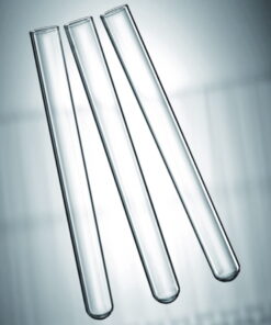 Scherf Test Tubes 55x11,00x0.7-0.8mm Soda Lime Glass, Without Rim, Round Bottom, Pack of 500