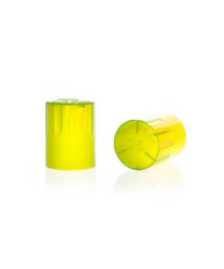 DWK Kimble KIM-KAP™ Polypropylene Cap, Yellow, 25 mm (Pack of 500)