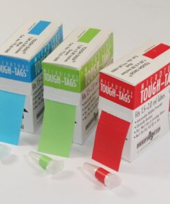 Heathrow Tough-Tags, 38x6mm, White Polyester, for Microtiter Plates (Pack of 1000)