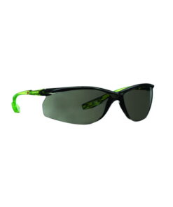 3M Safety Glasses SCCS02SGAF-GRN CCS Lime Green Temples, Grey Lens, Integrated Attachment for 3M Ear Plugs with Cord