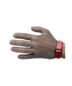 Manulatex 5-Finger Glove Without Cuff Size L, Blue, Reversible, With Polyurethane Strap – Press-Stud Fastening