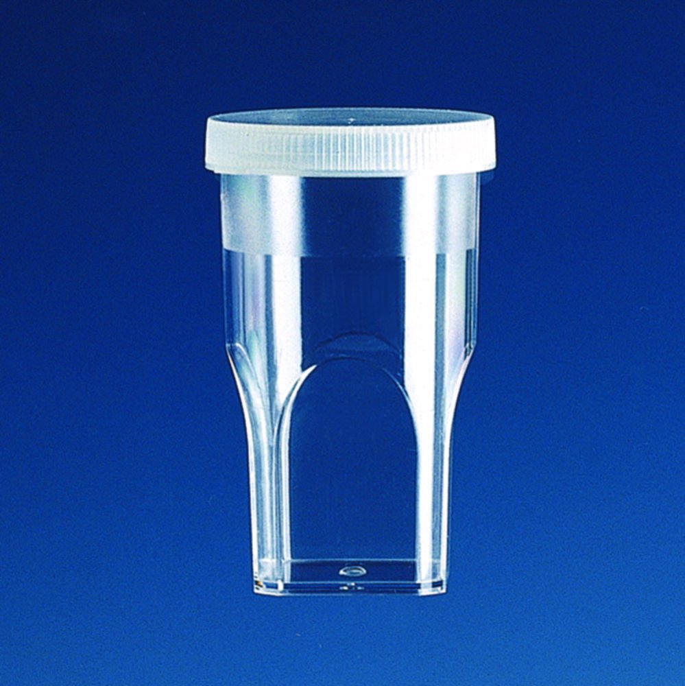 BRAND Sample Beakers With Lid PS 20 ML Pack Of 1000 MedqSupplies BRAND Sample Beakers With Lid PS 20 ML Pack Of 1000 MedqSupplies