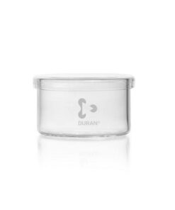 DWK Duran Low Form Jar with Loose Cover, Diam 80 mm x 50 mm Height