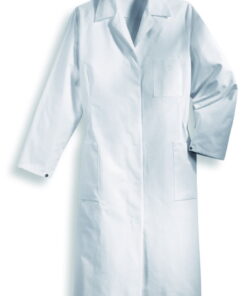 Uvex Ladies' Laboratory Coat, Size 52, White, 100% Cotton, 1/1 Arm Type (81509)​