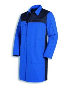 Uvex Professional Coat, Size 40/42, Royal Blue, 1/1 Arm, 65% Cotton, 35% PE, Type 16282, for Men
