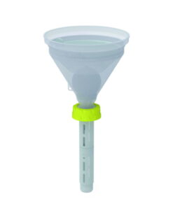 Bohlender b.safe Funnel 180 S 60 – Ø 180 mm, White, Static‑Dissipative PE‑EX with Level Indicator