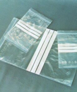 LLG Pressure Seal Bag PE 160x220 mm with Write-On Patch, Pack of 1000