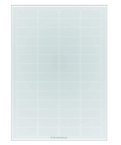 Cryogenic Labels Cryo-LazrTAG, 45mm x 20mm white, -196°C...+120°C, pack of 896 labels