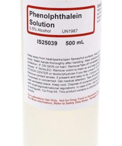 Phenolphthalein Indicator 500ml AR