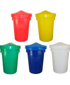 85L Dustbin with Lid Various Colours