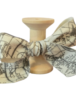 No 091 – Vintage Map Bamboo Black 25mm