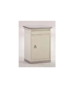 Bedside locker on castors