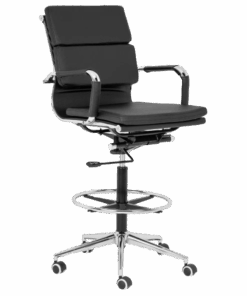 Padded Eames Draughtsman Chair