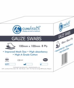 Clinihealth Gauze Swabs 100 X 100mm 8 ply – 100s