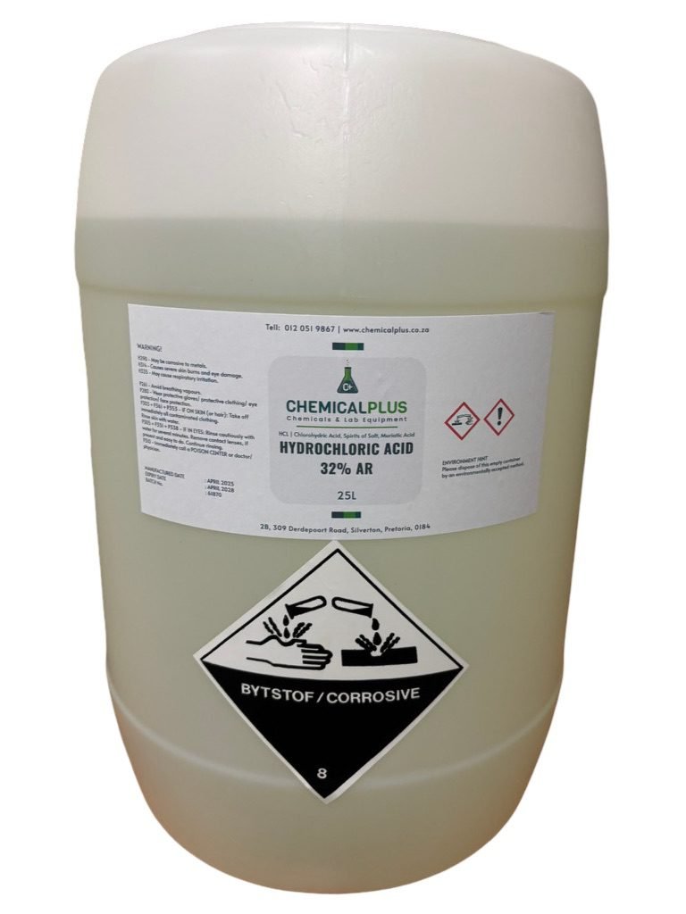 Hydrochloric Acid 32% AR Grade 25L