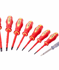 Electricians Screwdriver & Tester Set – 8Pce