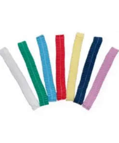 Disposable Hair Nets/ Mop Caps Assorted Colours 18″ (100s)