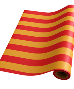 Red & Gold Stripe (50m x 50cm Roll)