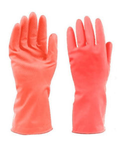Rubber Household Gloves Pink