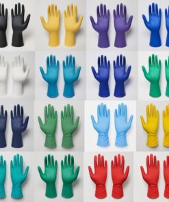 B. Braun Manufix Examination Gloves, Size L (8-9) Sensitive, Latex, Unpowdered, Non Sterile, Pack of 100