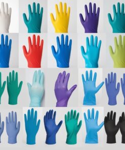 MAPA Protective Gloves, Natural Latex, Size 8-9 1/2