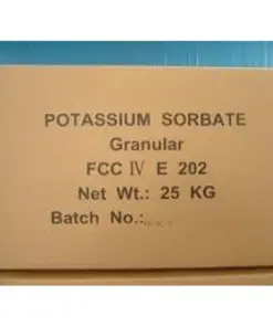 Potassium Sorbate Granular, 25kg